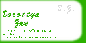 dorottya zam business card